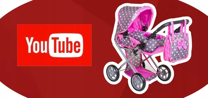 WÓZEK DLA LALEK 3w1 spacerowy głęboki LALKA BOBAS