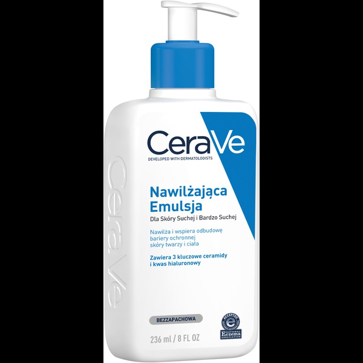 CeraVe Nawilżająca Emulsja do Twarzy i Ciała 236 ml do skóry suchej