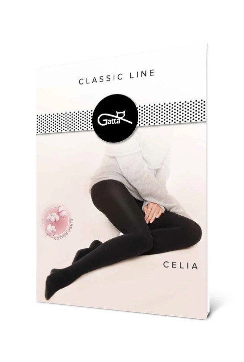 RAJSTOPY bawełniane Gatta Celia kryjące GRUBE gładkie 100DEN - M