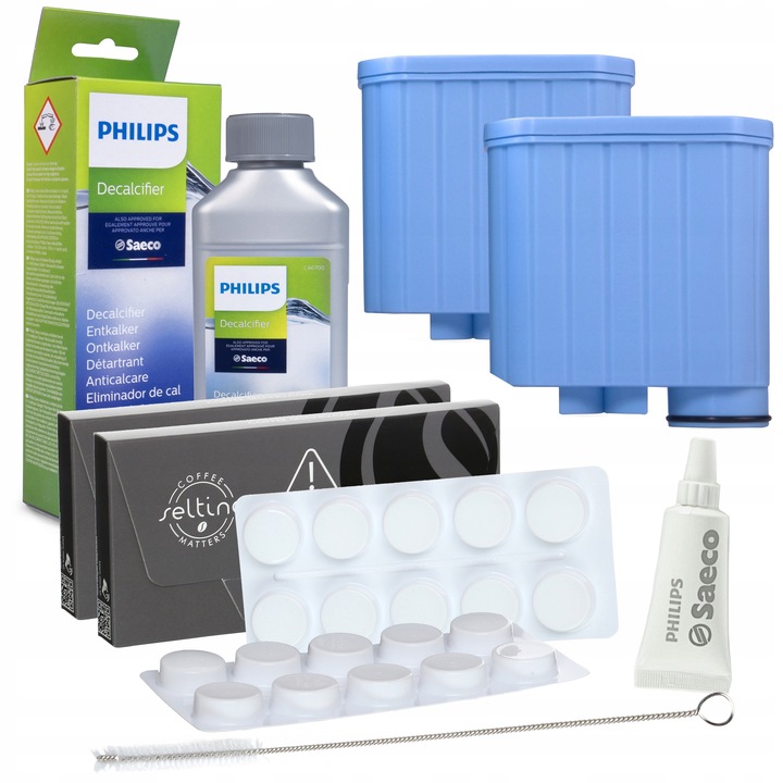 2x Filtr wody do ekspresu PHILIPS Latte Go zestaw