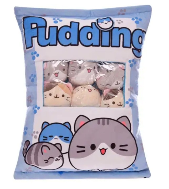 PODUSZKA PUDDING Z MASKOTKAMI DO RZUCANIA WZORY