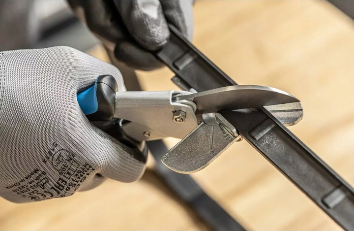 HOGERT NOŻYCE KĄTOWE DO CIĘĆ KĄTOWYCH PROFILI LISTEW Z KĄTOMIERZEM