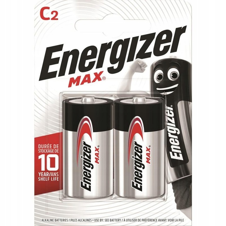 4x ENERGIZER MAX LR14 C Bateria Alkaliczna