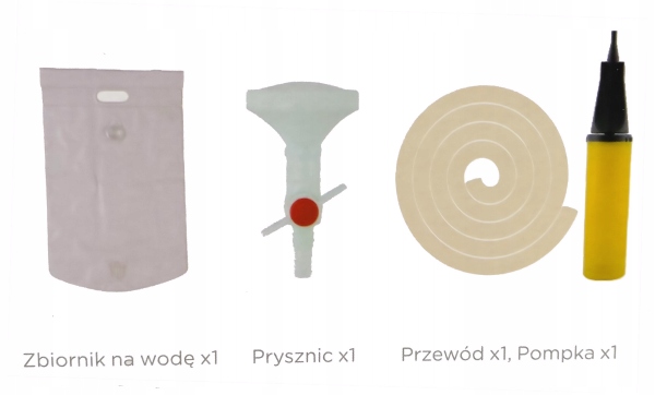 Basen do mycia GŁOWY w łóżku + PRYSZNIC + POMPKA basen EASY SHOWER / TIMAGO