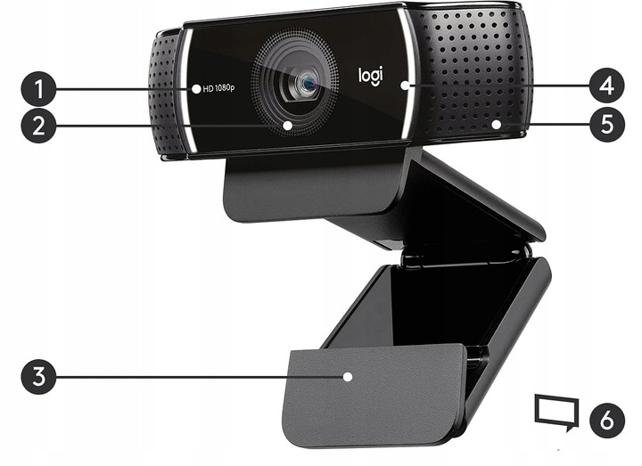 Logitech C922 Pro Strea m Webcam 960-001088