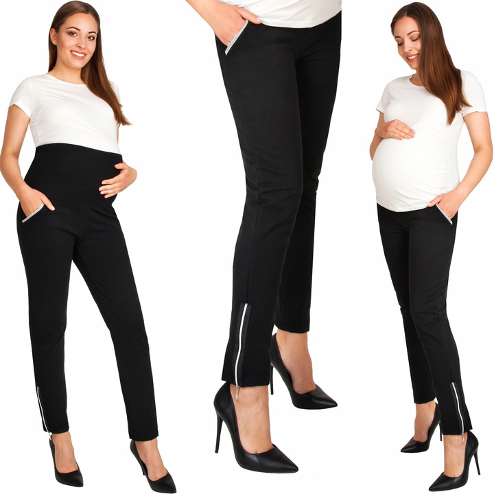 Spodnie ciążowe SUWAKI