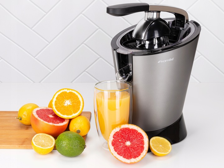 ELEKTRYCZNA WYCISKARKA DO CYTRUSÓW SOKÓW OWOCÓW MOCNA KAMILLE