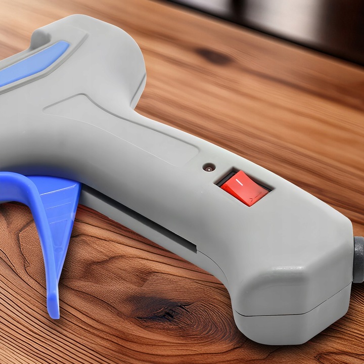 PISTOLET DO KLEJU NA GORĄCO DO KLEJENIA KLEJARKA WYDAJNA 20 SZTUK