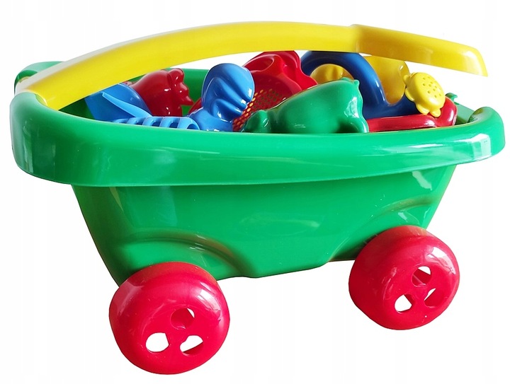 WÓZEK WÓZECZEK TACZKA + FOREMKI DLA MALUSZKA PL DZ