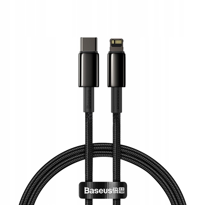 BASEUS KABEL USB-C SZYBKIE ŁADOWANIE PRZEWÓD DO LIGHTNING IPHONE PD 20W 1M