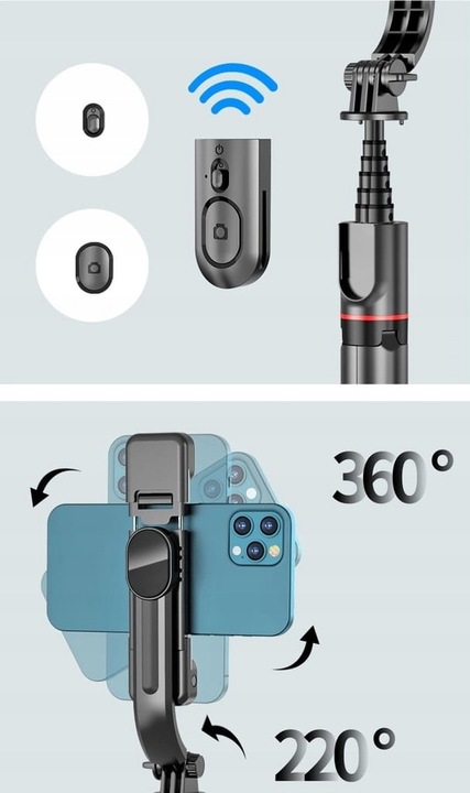 FEEGAR KIJEK SELFIE STICK TRIPOD BLUETOOTH STATYW PREZENT