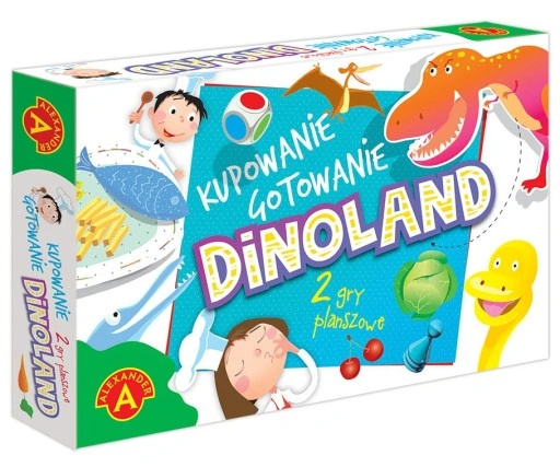 Gra Planszowa Dinoland Kupowanie gotowanie