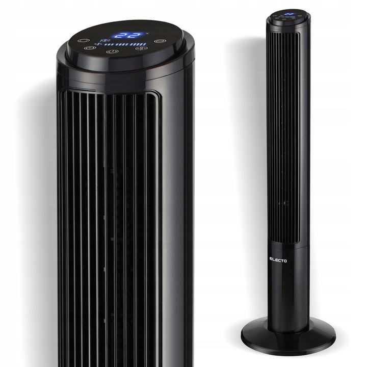 WENTYLATOR KOLUMNOWY CICHY 29db WIATRAK STOJĄCY JONIZACJA +10m zasięg