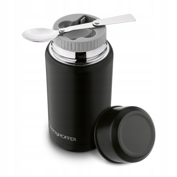 TERMOS NA ZUPĘ Próżniowy OBIADOWY ŁYŻKA Turystyczny Konighoffer Alpha 750ml