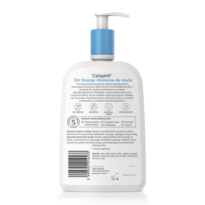 Cetaphil EM Emulsja micelarna do mycia 1 L