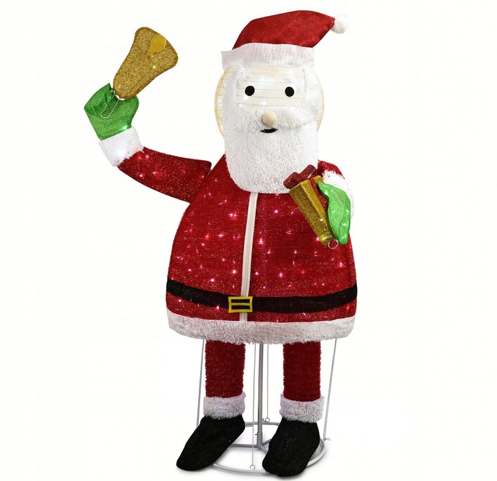 ŚWIĘTY MIKOŁAJ OZDOBA 180 cm 200 LED IP44 TIMER