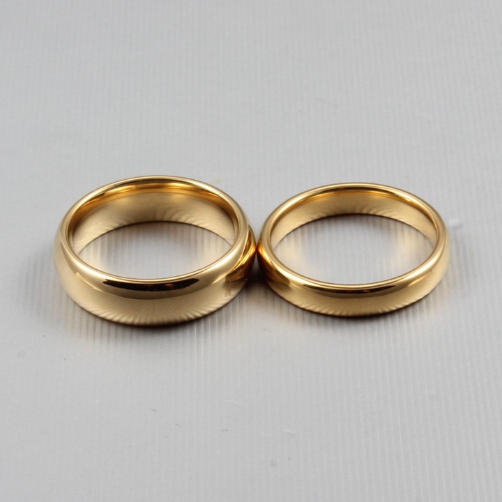 ZŁOTA OBRĄCZKA WOLFRAM KLASYCZNA BŁYSZCZĄCA r.25