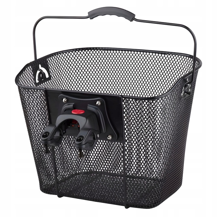 DUŻY KOSZ NA ROWER METALOWY KOSZYK ROWEROWY NA KIEROWNICĘ SYSTEM CLICK XXXL