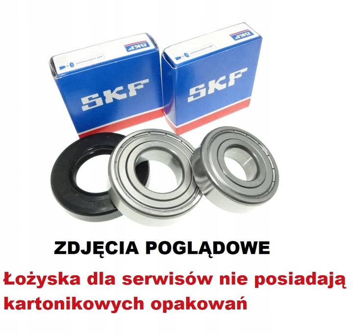 ŁOŻYSKA 6205-6206 SKF+USZCZELNIACZ PRALKI SAMSUNG