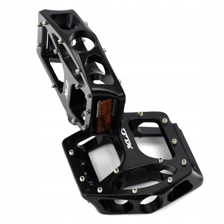 Pedały platformowe aluminiowe XLC PD-M10, czarne