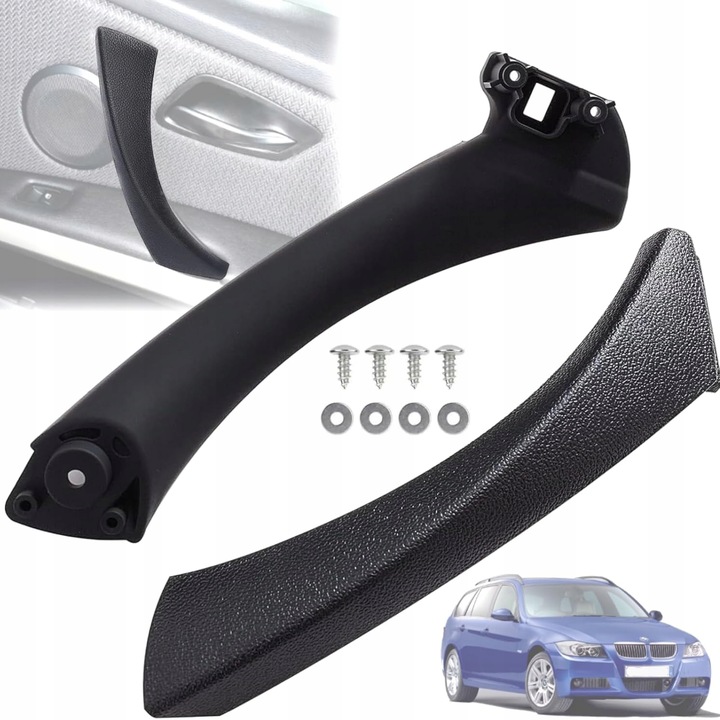 Rączka Uchwyt Drzwi Prawy do BMW E90 E91 E92 E93 Przód Tył Komplet Klamka