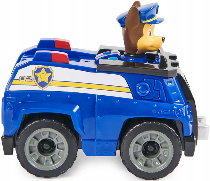 PSI PATROL CHASE POJAZD RADIOWÓZ POLICJA + FIGURKA ECO ZESTAW 2W1