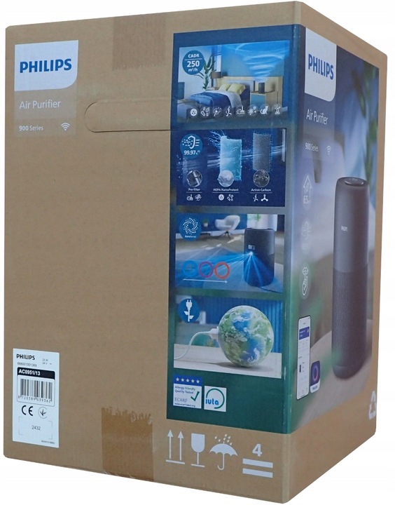 Oczyszczacz Powietrza Philips AC0951 HEPA WiFi NanoProtect do 65m²