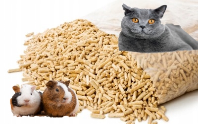 Żwirek eko z drewna dla chomik królik pellet 15kg