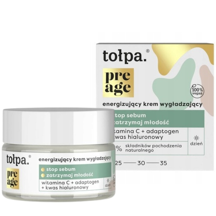 Tołpa Pre Age Energizujący Wygładzający Krem Do Twarzy Witamina C 25+ 50ml