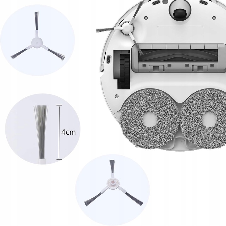 ZESTAW FILTRY SZCZOTKI WORKI DO XIAOMI X10+ X20+ S10+ DREAME S10 L10 ULTRA