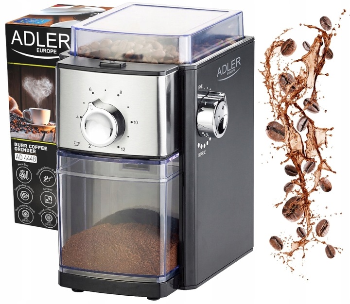 Młynek żarnowy do kawy elektryczny Regulacja grubości mielenia