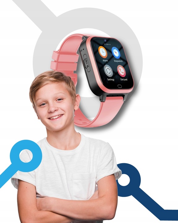 Smartwatch ZEGAREK dla dzieci Forever GPS WiFi 4 Kids Look Me KW-510