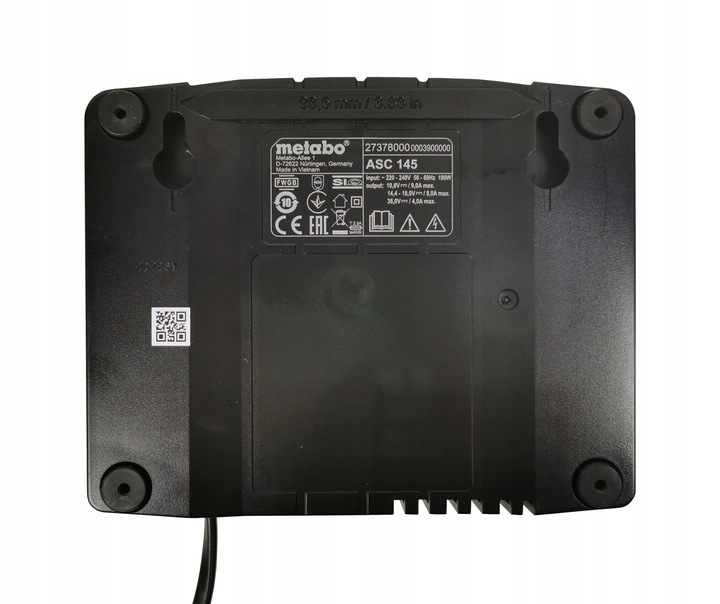 SZYBKA ŁADOWARKA METABO ASC 145 12-36V AIR COOLED