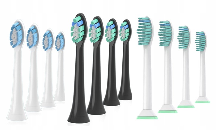 12x KOŃCÓWKI DO SZCZOTECZEK PHILIPS SONICARE MIXED