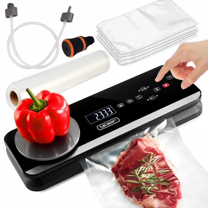 Zgrzewarka próżniowa Pakowarka żywności Yoer AUTOMATYCZNA +Akcesoria