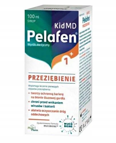 Pelafen Kid MD 1+ Przeziębienie 100 ml