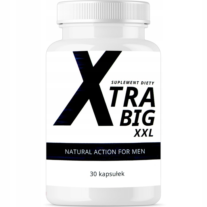 XTRABIG XXL MOCNA EREKCJA SILNA POTENCJA WIĘKSZY WZWÓD WYTRYSK 30 CAPS