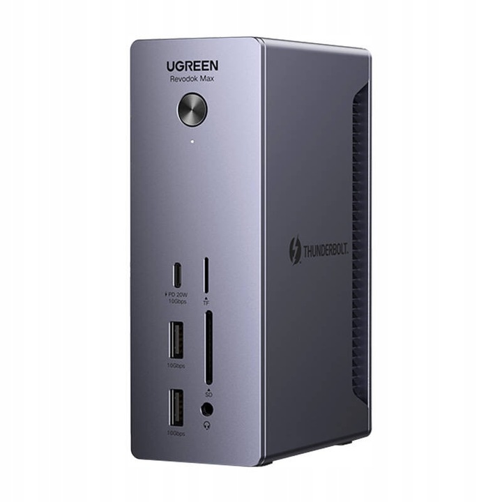 UGREEN Stacja Dokująca Hub 4x USB USB-C RJ45 SD/TF Aux Thunderbolt PD 90W