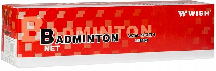Siatka Do Badmintona Siatkówkę Nylonowa Profesjonalna 604 cm WISH WS4001
