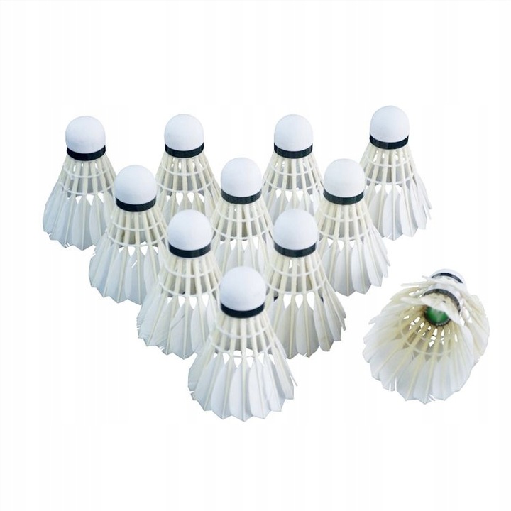 Lotki piórowe do Badmintona 12 szt.