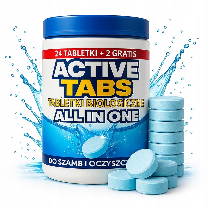 TABLETKI BAKTERIE DO SZAMBA I OCZYSZCZALNI MOCNY SKUTECZNY NAWET ZIMĄ