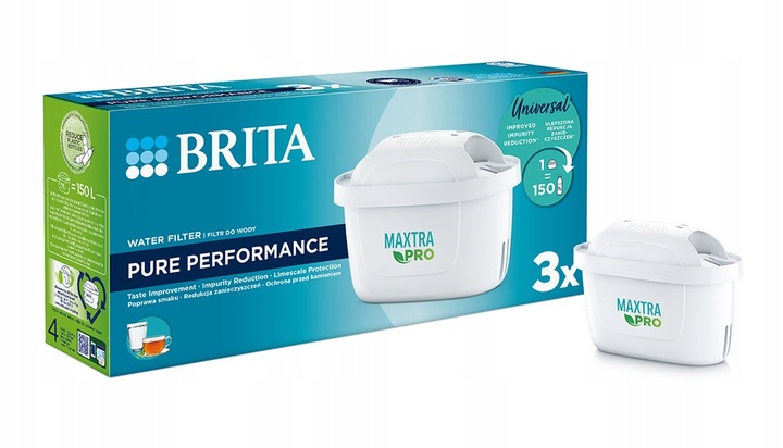 Filtr wody wkład do dzbanka Brita Maxtra PRO Pure Performance 3 szt.