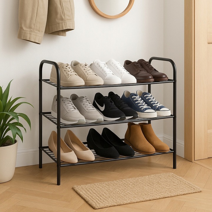 SZAFKA NA BUTY PÓŁKA REGAŁ STOJAK OBUWIE SOLIDNA METALOWA SOLIDNA