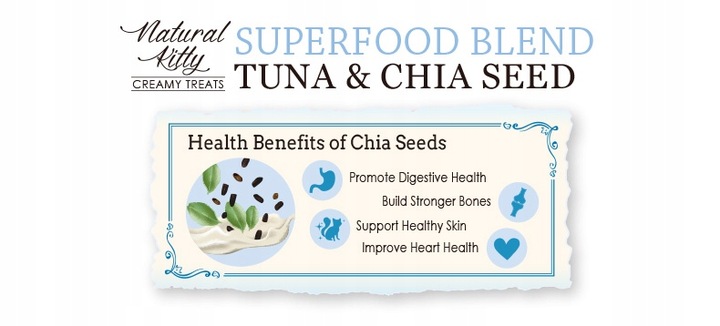 Natural Kitty Premium Tuńczyk & nasiona chia x 12