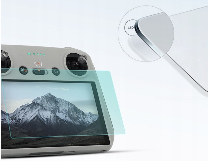 SZKŁO HARTOWANE 9H OCHRONNE DO DJI RC MINI 3 PRO / RC 2 MINI 4 PRO - 2 SZT.