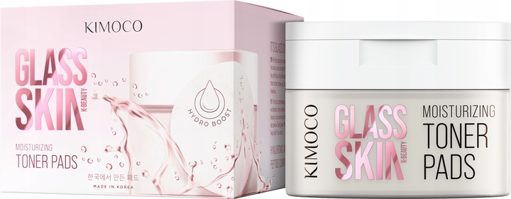 KIMOCO Glass Skin Płatki do twarzy nawilżające PADS 60 SZT