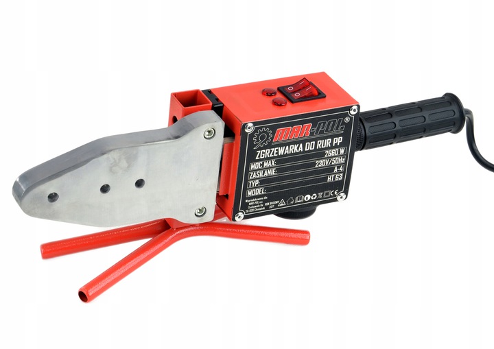 ZGRZEWARKA DO RUR PCV DUŻA 1500W MAR-POL