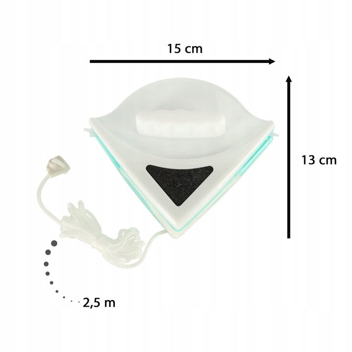 MYJKA DO MYCIA OKIEN MAGNETYCZNA 5-12MM DWUSTRONNA ZESTAW