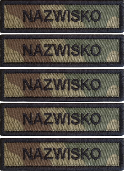 Naszywka NAME IMIE Wojskowa Patch Nazwisko x 5 szt