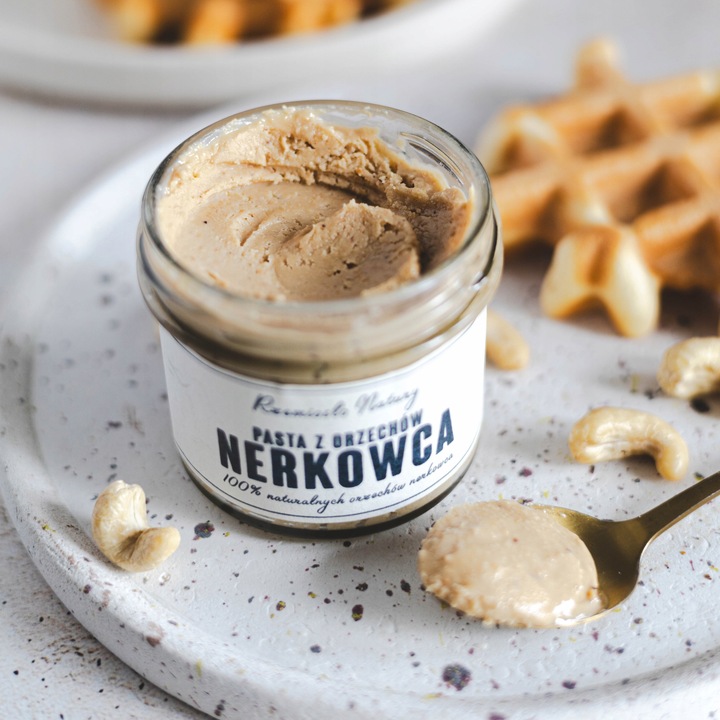 PASTA Z ORZECHÓW NERKOWCA 100% - 300g - Rzemiosło Natury